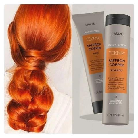 Shampoo Per Il Mantenimento Del Colore, Saffron Copper, 300 Ml - Foto 2