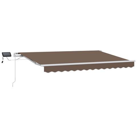 Tenda retrattile Tortora 600 × 350 cm Tessuto e Alluminio - Foto 1