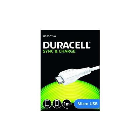 1m USB - microUSB 1m USB A Micro-USB A Bianco cavo USB - Foto 5