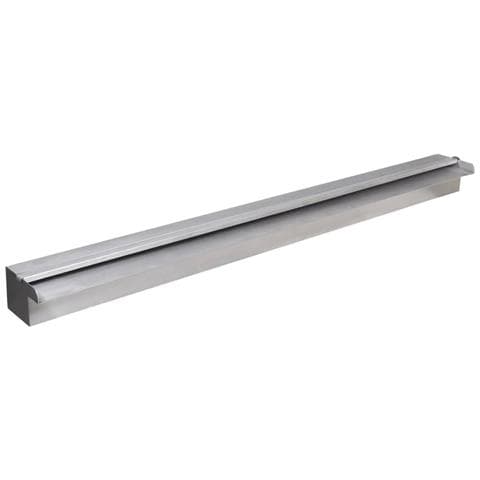 Cascata Per Laghetto Rettangolare In Acciaio Inossidabile 90 Cm E Led - Foto 1