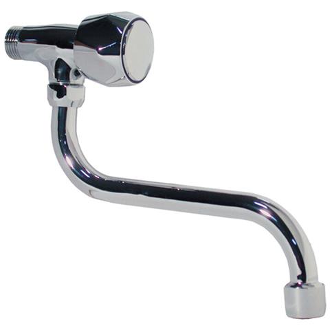 1/2 Canna Lunga Ottone Cromato - Foto 1