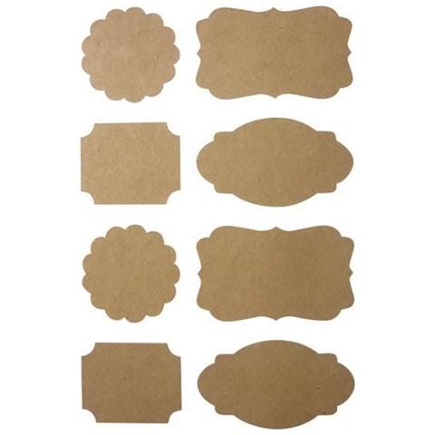 32 Adesivi Kraft - Barocco - Foto 3