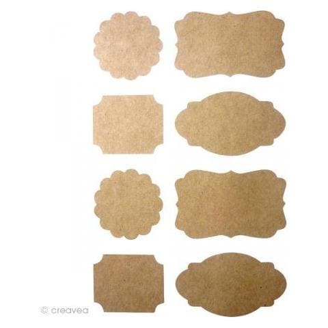 32 Adesivi Kraft - Barocco - Foto 1