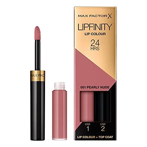Lipfinity Lip Colour Rossetto Lunga Durata E Gloss Idratante Con Applicazione Bifase, 001 Pearly Nude, 2.3 Ml E 1.9 G - Foto 5