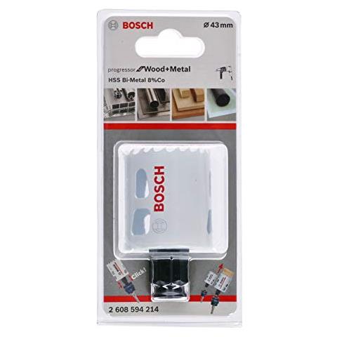 2608594214 Sega A Tazza For Wood & Metal, Legno E Metallo, Accessorio Per Foratrice, Ø 43 Mm - Foto 1