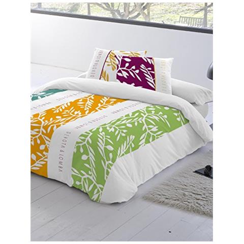 Coordinato Copripiumino Victoria Multicolore A Una Piazza E Mezza - Foto 3