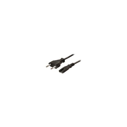 VLEP11040B20, Maschio / femmina, Power plug type C, C7 coupler, Nero, Cloruro di polivinile (PVC)  - Foto 4