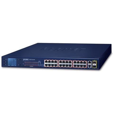 FGSW-2622VHP switch di rete Non gestito L2 Fast Ethernet (10/100) Supporto Power over Ethernet (PoE) 1U Blu - Foto 1
