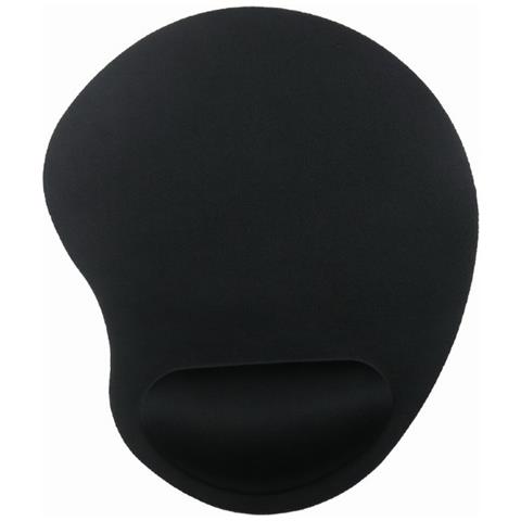 Mousepad Tappetino Mouse Con Supporto Polso Antiscivolo Ergonomico Nero - Foto 1