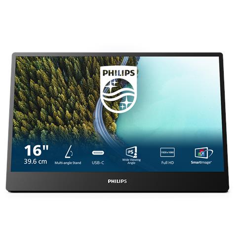 3000 series 16B1P3302/00 LED display 39,6 cm (15.6") 1920 x 1080 Pixel Full HD Nero - Foto 1