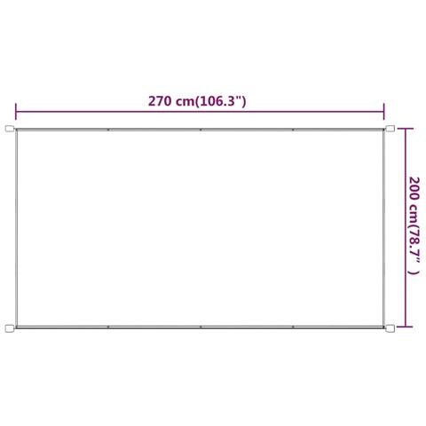 Paravento Verticale Blu 200x270 Cm In Tessuto Oxford - Foto 6