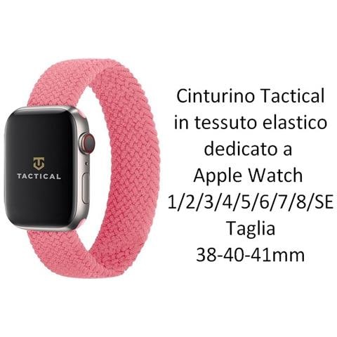 Cinturino L 752 Originale Braided String Per Apple Watch 1-2-3-4-5-6-7-se 38 40 41mm Rosa - Foto 2