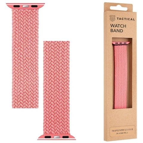 Cinturino L 752 Originale Braided String Per Apple Watch 1-2-3-4-5-6-7-se 38 40 41mm Rosa - Foto 1