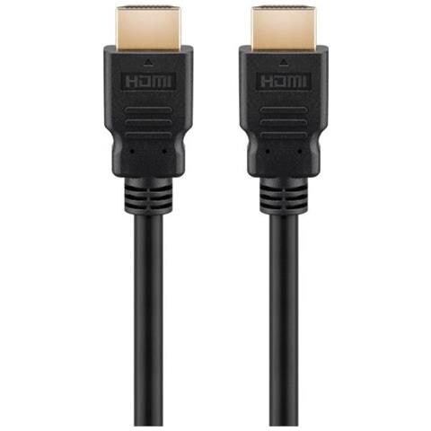 Cavo Hdmi Serie 2.1 Ultra High Speed Ã¢â‚¬â€¹ã¢â‚¬â€¹8k Con Ethernet, Certificato, 0,5 M, Nero - Cavo High Speed Ã¢â‚¬â€ - Foto 1