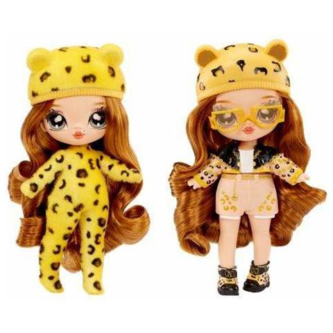 Statuetta Articolata Mga Na! Na! Na! Fuzzy Surprise 18 Cm Leopardo - Foto 1