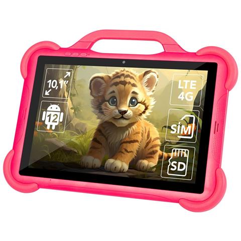 Tablet Kidstab10 10,1' Unisoc T606 4 Gb Ram 64 Gb Nero - Foto 1