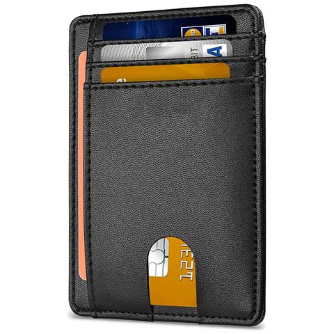 Porta Carte Rfid In Pelle Con Spazio Per Airtag - Foto 1