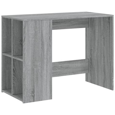 Scrivania Grigio Sonoma 102x50x75 Cm In Legno Multistrato - Foto 2