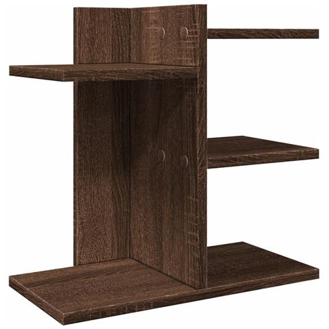 Organizer Scrivania Rovere Marrone 42x21,5x42 Cm Multistrato - Foto 2