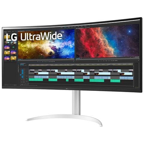 38BQ85C-W Monitor PC 95,2 cm (37.5") 3840 x 1600 Pixel Quad HD+ Bianco - Foto 2