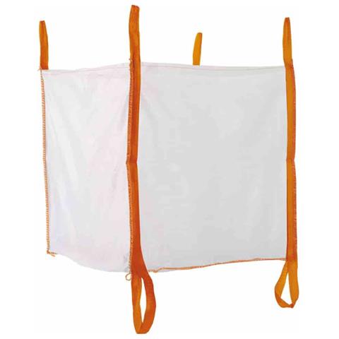 Big Bag Aperto Sopra, 2 Asole In Basso Capacità Di Carico 1000 Kg, 90 X 90 X 90 Cm - Foto 1