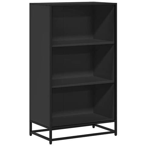 Libreria Nera 60x35x107,5 Cm In Legno Multistrato - Foto 2