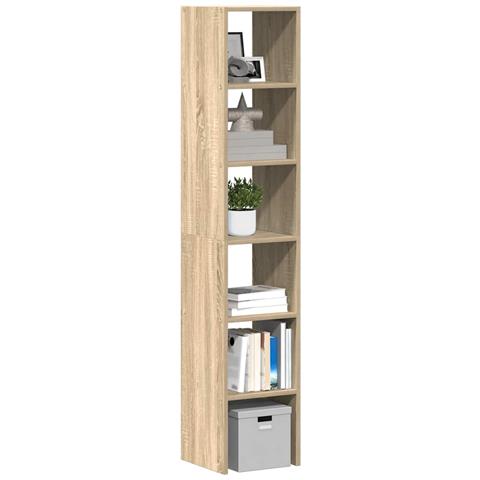 Librerie 2 Pz Impilabili Rovere Sonoma 30x30x80 Cm Truciolato - Foto 1