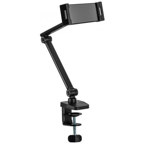 Supporto Per Tablet Con Morsetto Da Tavolo, Fino A 12,9"", Nero - Foto 1