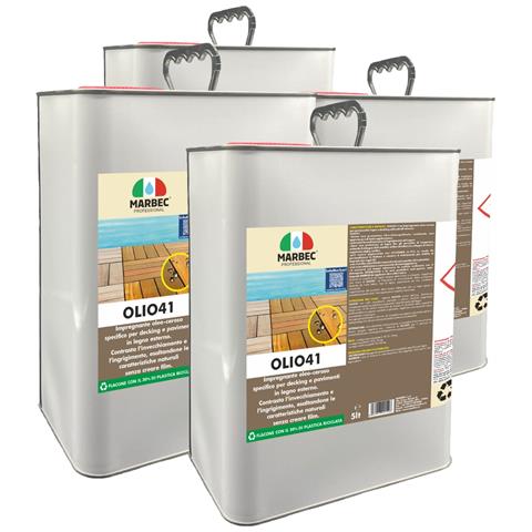 Impregnante Per Legno Esterno Olio41   5ltx4pz - Foto 1