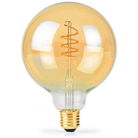 Lampadina Led E27 G95 3,8 W 250 Lm 2100 K Stile Retrò Dimmerabile, Dorato - Foto 1