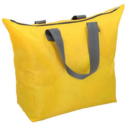 Borsa Da Viaggio / Shopping Pieghevole Con Manici Confortevole, Giallo - Foto 1