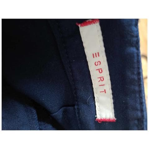 Esprit Gonna Midi Elegante E Alla Moda Con Tasche Blu Navy 32 - Foto 2