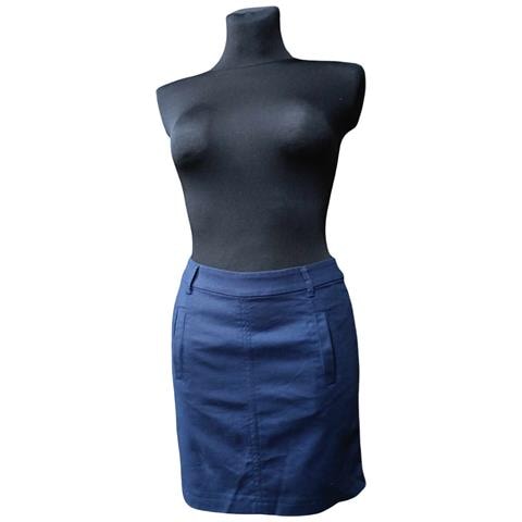 Esprit Gonna Midi Elegante E Alla Moda Con Tasche Blu Navy 32 - Foto 1