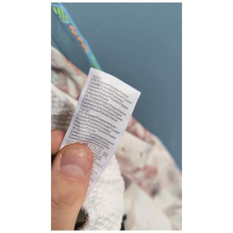 Vila Pantaloni Da Donna Comodi, Larghi Ed Eleganti Bianchi A Fiori Taglia M - Foto 2