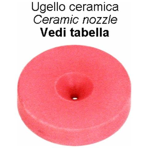 Ugello In Ceramica Amt Ø 15x3 Con Foro Ø 1,8mm Confezione Da 25 Pezzi - Foto 1