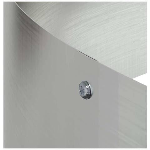 Vaso da giardino Argento 90 x 90 x 20 cm Acciaio zincato - Foto 9