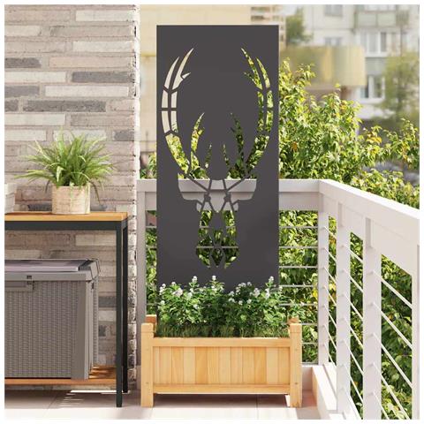 Pannello Decorativo da Giardino Nero 50 x 140 cm - Foto 2