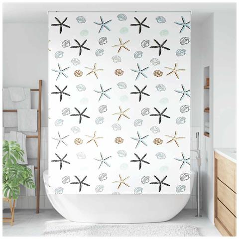 Tenda a Rullo Doccia 150x240 cm Larghezza Tessuto 146 cm - Foto 2