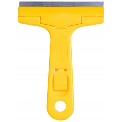 Raschietto Per Rimuovere Adesivi - Lama Larga 10 Cm, Lunghezza 16,5 Cm | Giallo, Sicuro E Preciso | Per Superfici Lisce - Foto 5
