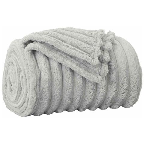 Coperta Grigio 270 x 240 cm Panno - Foto 1