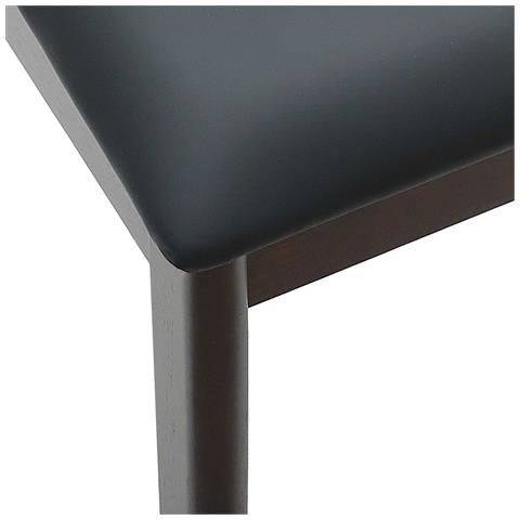 Sedia da pranzo 2 pcs Marrone chiaro e nero - Foto 9