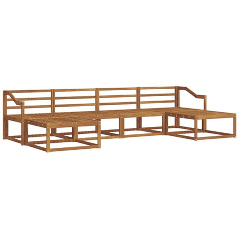 Set di divani da esterno 6 pcs Naturale - Foto 1