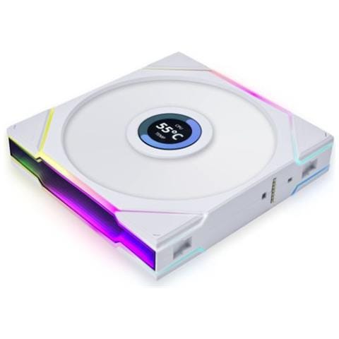 Uni Fan TL LCD Case per computer, Processore Ventilatore 14 cm Bianco 1 pz - Foto 3