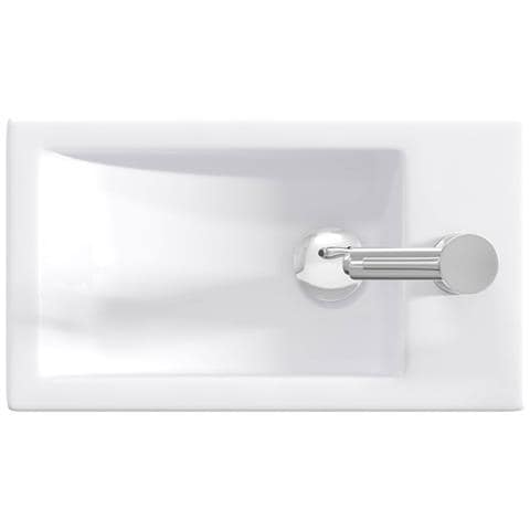 Lavabo da bagno Cromato 45,5 x 25,5 x 13 cm Metallo - Foto 2