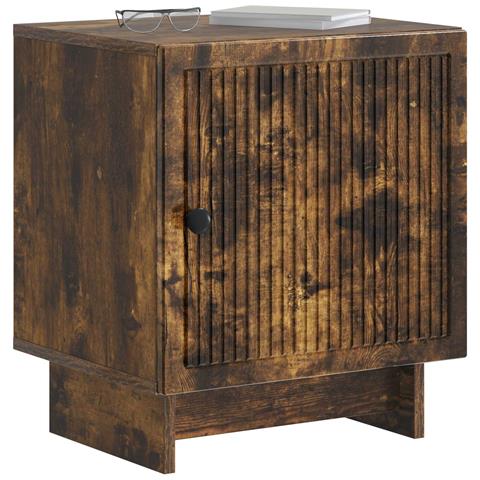 Armadio da Notte Rovere Fumo 43 x 34,5 x 50 cm - Foto 2