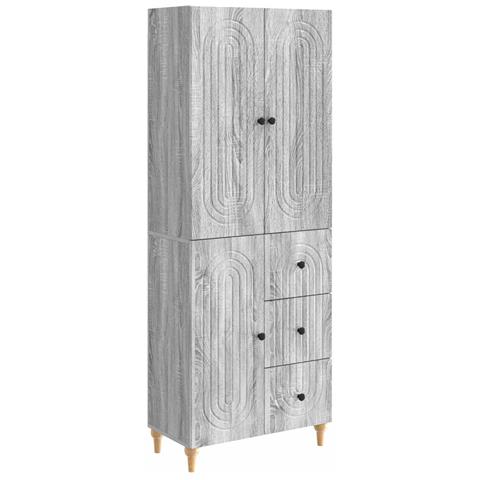 Set di armadi 2 pcs 66 x 34,5 x 90 cm Legno ingegnerizzato - Foto 1