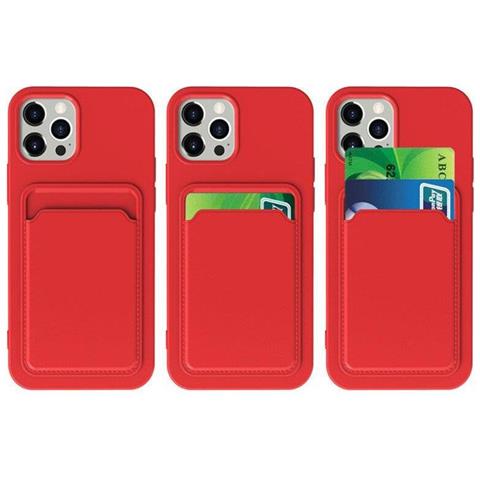 Custodia Per Carte Cover In Silicone Portafoglio Con Slot Per Carte Documenti Per Xiaomi Redmi Note 11 Pro+ 5g / 11 Pro (cina) Blu Navy - Foto 7