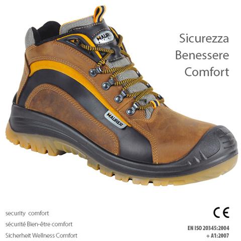 Scarpa antinfortunistica alta tessuto Tomaia Nabuk idrorepellente num. 39 - Foto 5