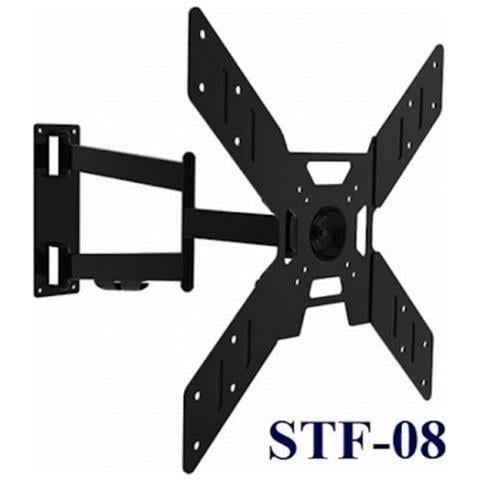 Supporto Staffa Tv 75×75 A Parete Orientabile Stf-08 Da 27'' A 42 - Foto 2
