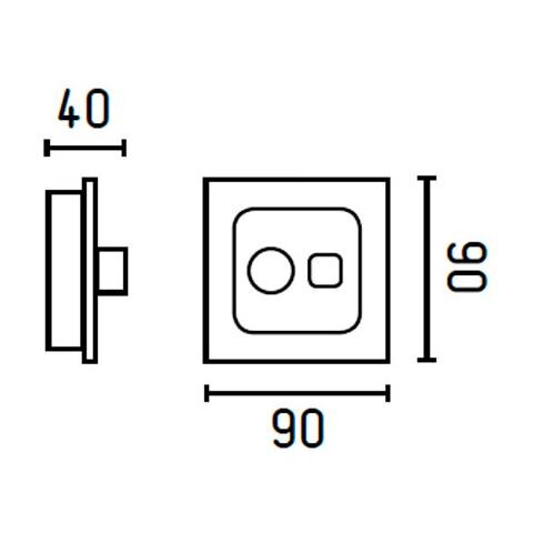 Regolatore di velocita da parete in ABS - Foto 2